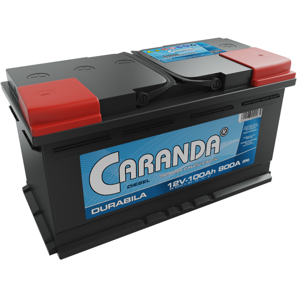 ghost Expertise peppermint Baterie auto 12V 100Ah 800A CARANDA DURABILA - Caranda