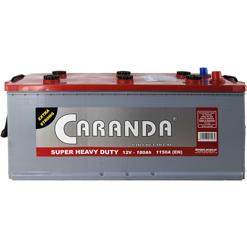 value food confirm Baterie camioane 180Ah 1150A - CARANDA SUPER Heavy Duty - Caranda