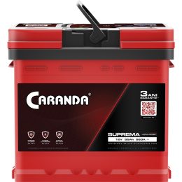Baterie Auto Caranda Suprema 55Ah 560A 3 Ani Garantie Borna Pozitiva Dreapta L1 207mm Poza 3A