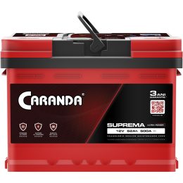 Baterie Auto Caranda Suprema 62Ah 600A 3 Ani Garantie Borna Pozitiva Dreapta L2B 242mm Poza 3A