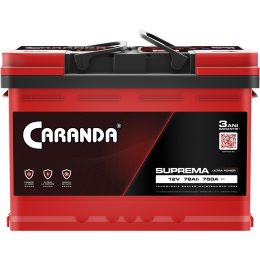 Baterie Auto Caranda Suprema 78Ah 750A 3 Ani Garantie Borna Pozitiva Dreapta L3 278mm Poza 3A
