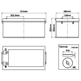 FCG12-250 dimensions