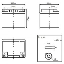 FCG12-38 dimensions