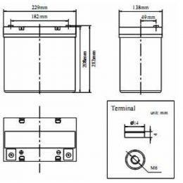FCG12-55 dimensions