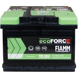 12V 60Ah 520A START STOP FIAMM ECOFORCE_AFB TR520 1