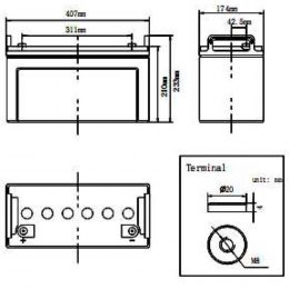 FCG12-120 dimensions
