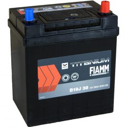 Acumulator auto 12V 38Ah 300A TITANIUM BLACK JAPAN B19J 38