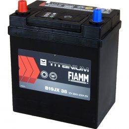 Acumulator auto 12V 38Ah 300A TITANIUM BLACK JAPAN INV B19JX 38
