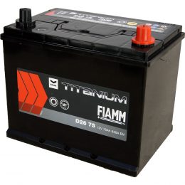 Acumulator auto 12V 75Ah 640A TITANIUM BLACK JAPAN D26 75