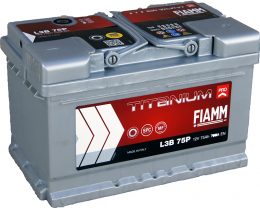 Acumulator auto 12V 75Ah 730A, TITANIUM PRO sstanga