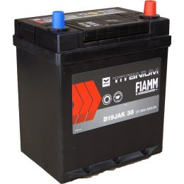 Acumulator auto 12V 38Ah 300A TITANIUM BLACK JAPAN B19JAK 38