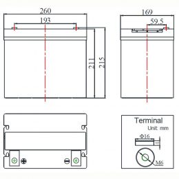 FCG12-75AT dimensions