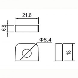 12V 22Ah YS12-22L terminals