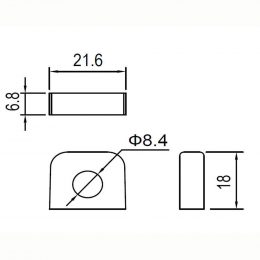 12V 32Ah YS12-32L terminals