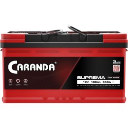 Baterie Auto Caranda Suprema 100Ah 950A 3 Ani Garantie Borna Pozitiva Dreapta L5 353mm Poza 3A