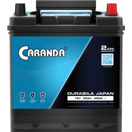 Baterie Auto Caranda Durabila Japan 50Ah 420A 2 Ani Garantie Borna Pozitiva Dreapta D20 200mm Poza 3A