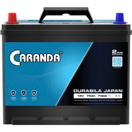 Baterie Auto Caranda Durabila Japan 75Ah 740A 2 Ani Garantie Borna Pozitiva Stanga D26 260mm Poza 3A