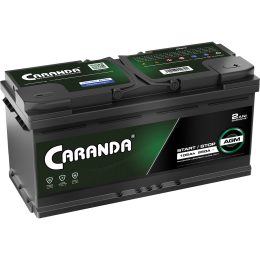 Baterie Auto Caranda Start Stop AGM 105Ah 950A 2 ani Garantie Borna pozitiva dreapta L6 394mm Poza 1A