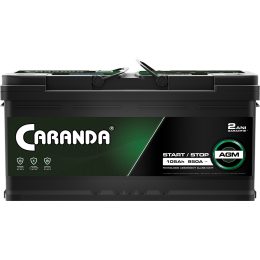 Baterie Auto Caranda Start Stop AGM 105Ah 950A 2 ani Garantie Borna pozitiva dreapta L6 394mm Poza 3A