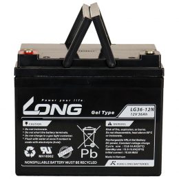 12V 36Ah GEL LG36-12N LONG (2)