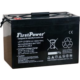Battery 12V 100Ah LFP12100V right view