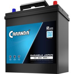 Baterie Auto Caranda Durabila Japan 35Ah 300A 2 Ani Garantie Borna Pozitiva Dreapta B19A 195mm Poza 5A