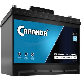 Baterie Auto Caranda Durabila Japan 70Ah 700A 2 Ani Garantie Borna Pozitiva Stanga D26 260mm